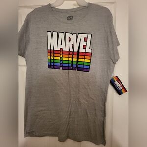 Marvel T Shirt Size XXL New With Tags Rainbow Collection